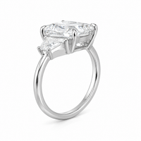 The Radiant Trapezoid — Diamond Engagement Ring - Image 4