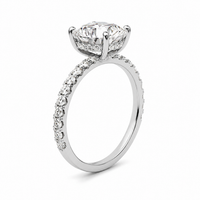 The Cushion Pavé — Diamond Engagement Ring - Image 4
