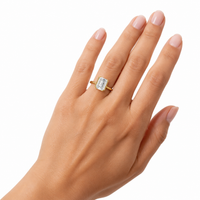 The Éclat — Emerald Cut Bezel Ring - Image 3