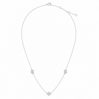The Rivière — Diamond Bezel Station Necklace - Image 4
