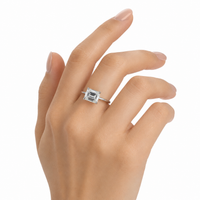 The Emerald Solitaire — Diamond Engagement Ring - Image 4