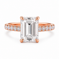 The Emerald Pavé — Diamond Ring - Image 3