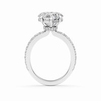 The Amour — Heart Diamond Pavé Ring - Image 2