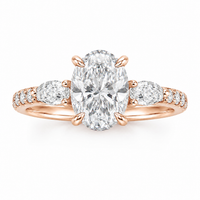 The Oval Pear — Diamond Engagement Ring - Image 4