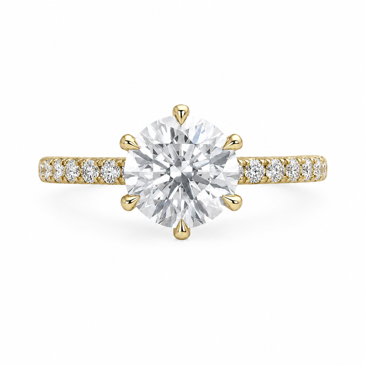 The Accent — Diamond Engagement Ring
