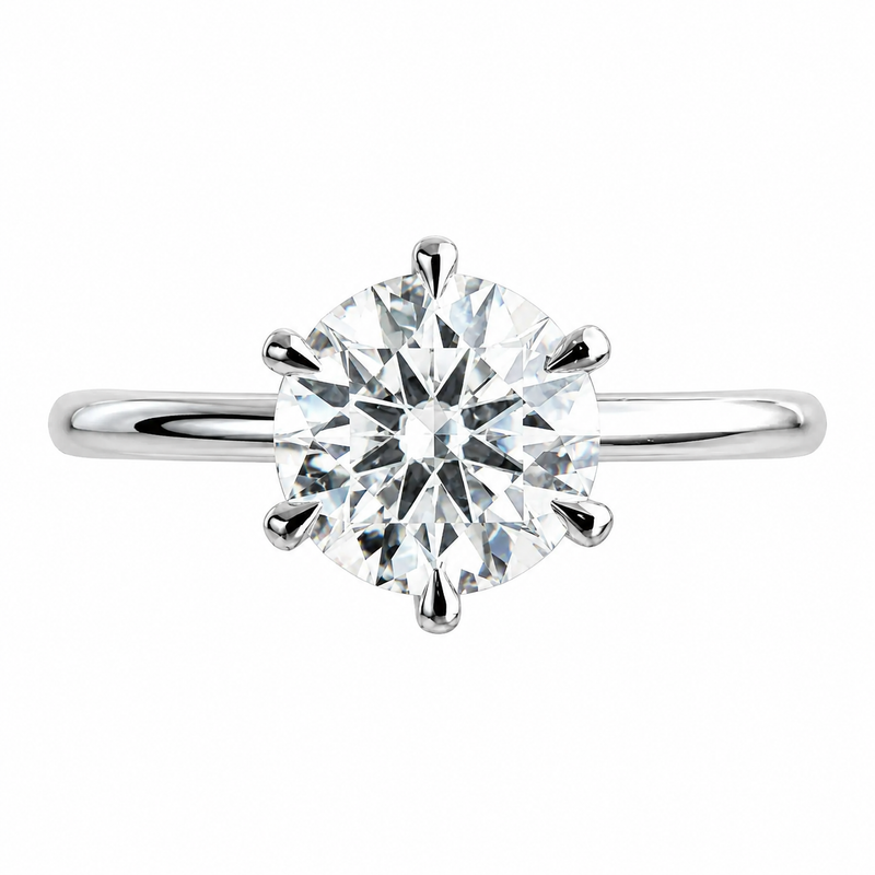 The Six Prong — Diamond Solitaire Engagement Ring