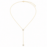 The Lariat — Diamond Y Pendant Necklace - Image 4
