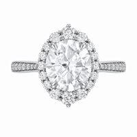 The Floral Halo — Diamond Engagement Ring - Image 1