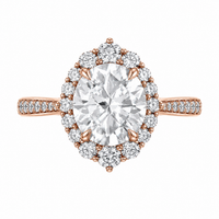 The Floral Halo — Diamond Engagement Ring - Image 2