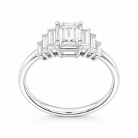 The Baguette — Emerald Cut Diamond Ring - Image 4