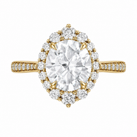 The Floral Halo — Diamond Engagement Ring - Image 3