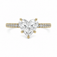 The Heart Pavé — Diamond Engagement Ring - Image 3